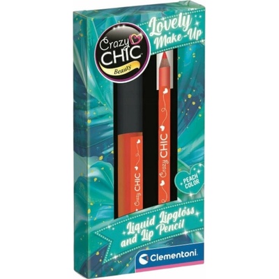 Clementoni Crazy Chic Rtěnka s konturovací tužkou Tropical Peach