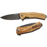 lionSTEEL KUR BUL / Много здрав джобен нож с острие Sleipner с PVD + измито с камък (LION0234)