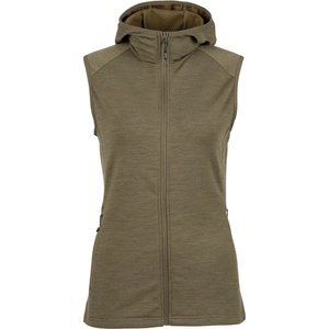 Stoic Дамски вълнен елек Stoic Women's MerinoFleece270 KuolpaLightSt. Vest Hood Merino vest - Olive Green (132-1581-0313)