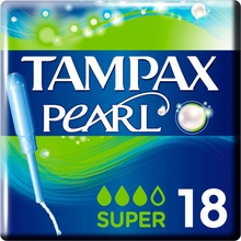 Tampax Pearl tampony s aplikátorem Super 18 ks