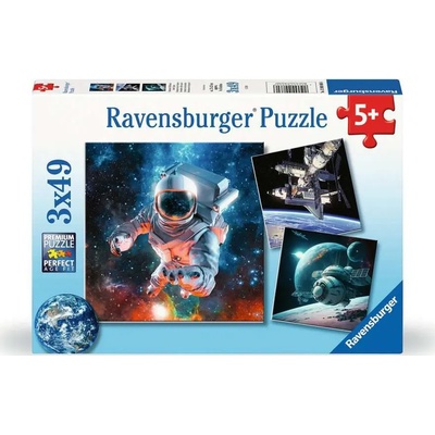 Ravensburger - Puzzle 3x49 Outer Space - 40 - 99 piese