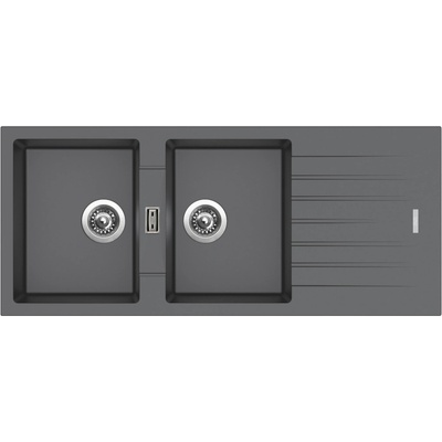 Sinks PERFECTO 1160 DUO Titanium
