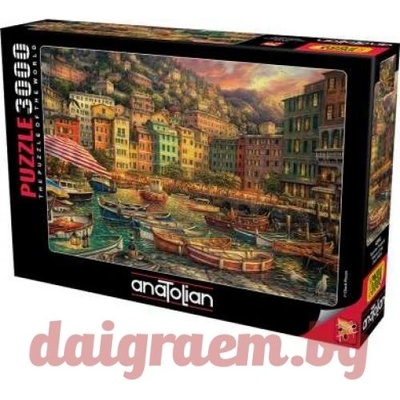 Anatolian Пъзел anatolian 4914 - 3000 части - Пристанище в Италия (p4914)