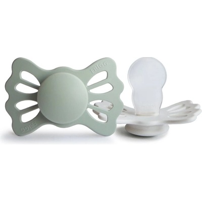 Frigg dudlík silikon 2ks symetrický Lucky Sage/silver Gray