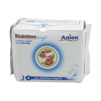 Biointimo aniónové vložky nočné 8 ks