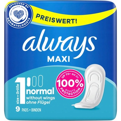 Always Classic Standard Maxi intímne vložky 9 ks