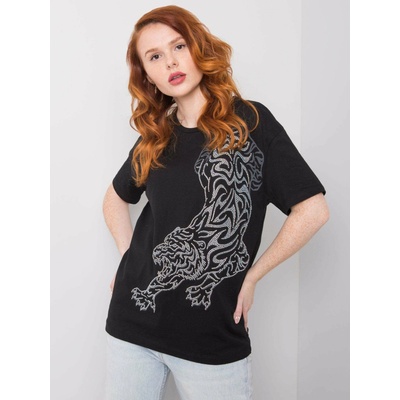T shirt HB TS 3044.53P black čierna