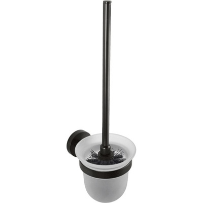 Bemeta Design DARK WC štětka na pověšení sklo 104113010