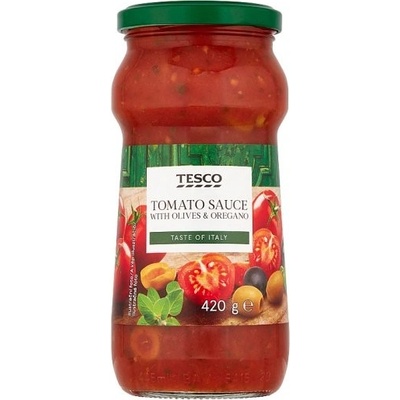 Tesco Paradajková omáčka s olivami a oreganom 420 g