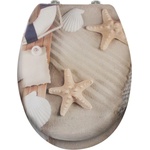 Pepita MDF Тоалетна седалка с бавно затварящ се капак - Sandy beach - бежово (P-7610)