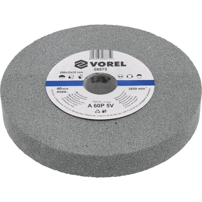 Jemný brúsny kotúč VOREL 200*32*30mm 08875