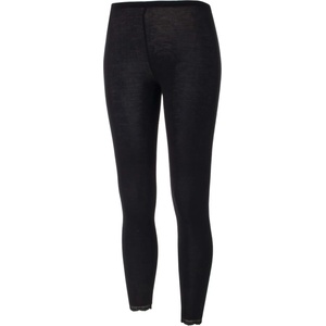 Engel Дамско копринено термобельо Engel Women's Leggings with Lace Merino base layer - Black - размер 38/40 (EU) (114-0986-0112)
