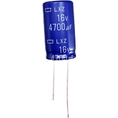 Elektrolytický kondenzátor Nippon 4700uF/16V 16x30mm 20%