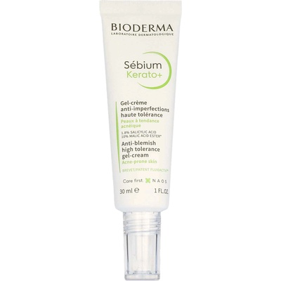 BIODERMA Sébium Kerato+ гел-крем срещу несъвършенствата на акнеичната кожа 30 мл