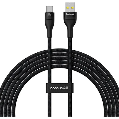 Baseus Кабел Baseus Flash 2, USB-A / USB-C, 100W, 2m, черен (P10311804111-01)