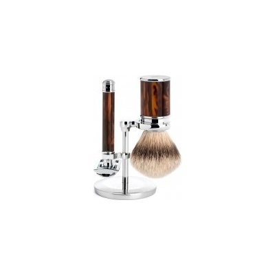 Mühle Traditional Tortoiseshell Silvertip Badger sada