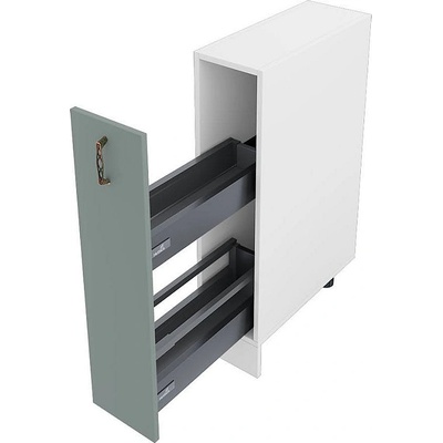 ИРИМ Долен кухненски шкаф Сити БФ-Олив мат-11-58 20 см