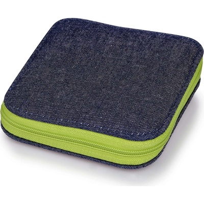 Prym Cestovní šitíčko denim 11 x 12 x 3 cm barva: zelená – Zboží Dáma