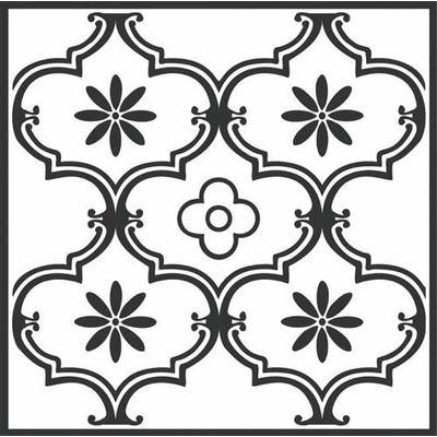 D-C-Home Classic 274-5052 30,5 cm x 30,5 cm ornament čierny 1 m²