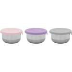 Melii Комплект купички с капак Melii - Pink, purple & grey, 3 броя (ML23910)