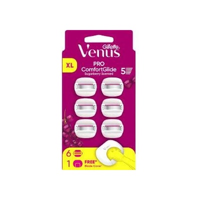 Gillette Venus Pro ComfortGlide Sugarberry + 6 ks hlavic