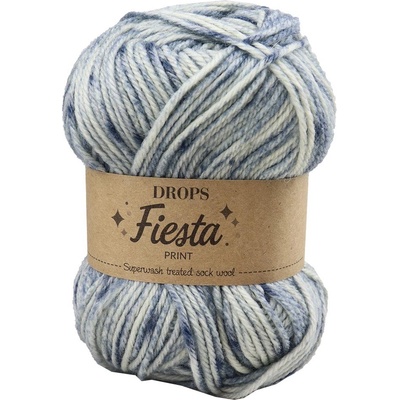 Drops Fiesta print 24 denim sprej