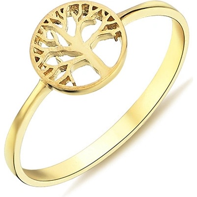Lillian Vassago Zlatý prsten se stromem života LLV98 GR032Y
