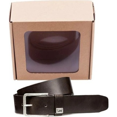 LEE LA035324 SMALL LOGO BELT DARK BROWN
