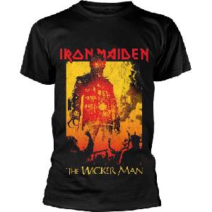 Iron Maiden The Wicker Man Fire Black XL Риза (IMTEE79MB04)