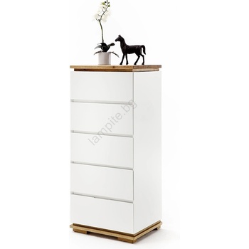 mc Akcent Комод arvi бял/дъб (mc0222)