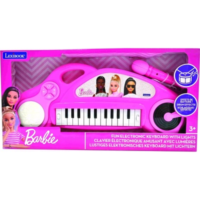 Lexibook Lexibook Barbie zábavné elektronické klávesy se světly a mikrofonem