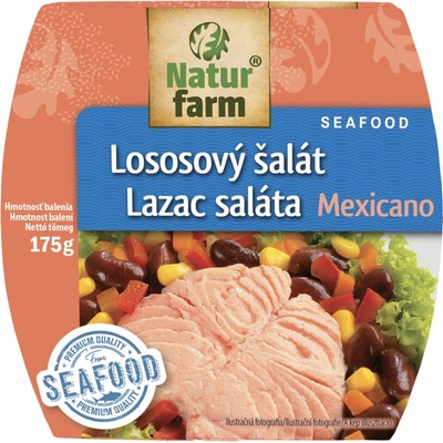 Naturfarm Lososový šalát Mexicano 175 g