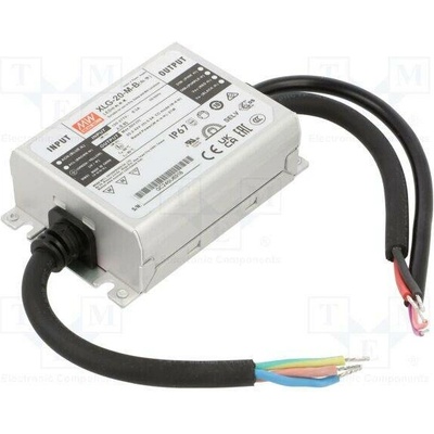 MEAN WELL XLG-20-M-B Napájecí zdroj: spínaný; LED; 20W; 25,2÷42VDC; 500mA; 90÷305VAC