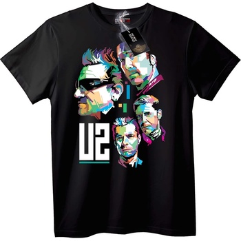 NOONEBRAND Тениска U2 Поп Арт - L, White