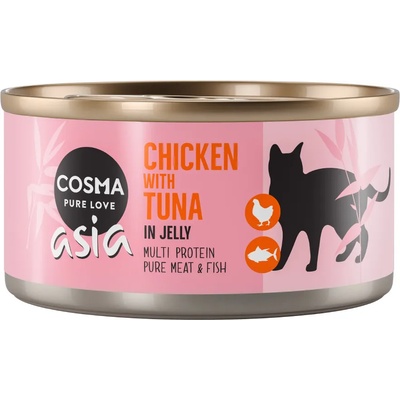 Cosma Икономична опаковка Cosma Asia в желе 24 x 170 г - пиле с риба тон