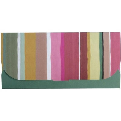 ARTEBENE Dárková obálka 23x11cm s barevnými proužky