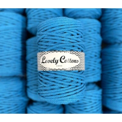 Bavlněná šňůra Lovely Cottons 5mm - Modrá