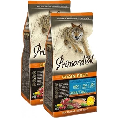Primordial Adult Grain Free Trout & Duck 2 x 12 kg