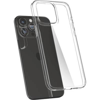 Spigen Тънък Противоударен Калъф за iPhone 15 Pro Max, Spigen AirSkin Hybrid Case, Прозрачен (ACS06554)