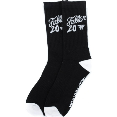 FALLEN 20 Years Socks Black White