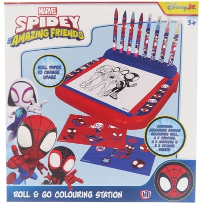 Spiderman Станция за оцветяване Spidey с руло (SPF25-5110)