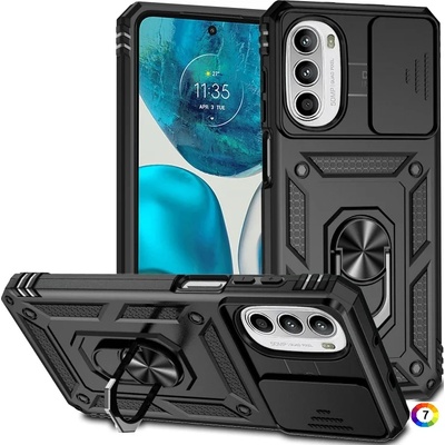 Motorola Moto G52/G82 Удароустойчив Ring Holder Калъф и Протектор
