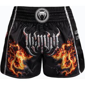 Venum Мъжки шорти за тренировка Venum Gladiator 5.0 Muay Thai Shorts black/neon orange