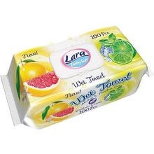 Lara vlhčené obrúsky grapefruit & lemon 100 ks