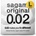 Sagami 1 бр. Ултра тънък голям презерватив Sagami Large 0.02 мм