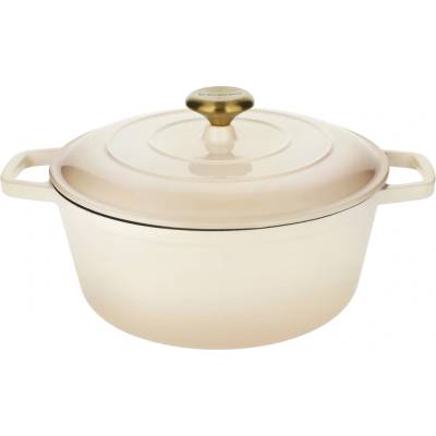 Silvercrest Liatinový hrniec Premium, 27 cm krémová 100409575