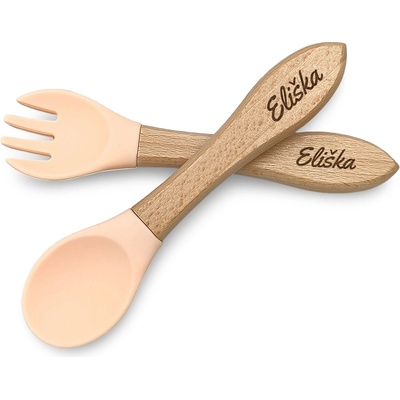 Pandoo Bamboo Spoon Set lžička pro děti 5 ks