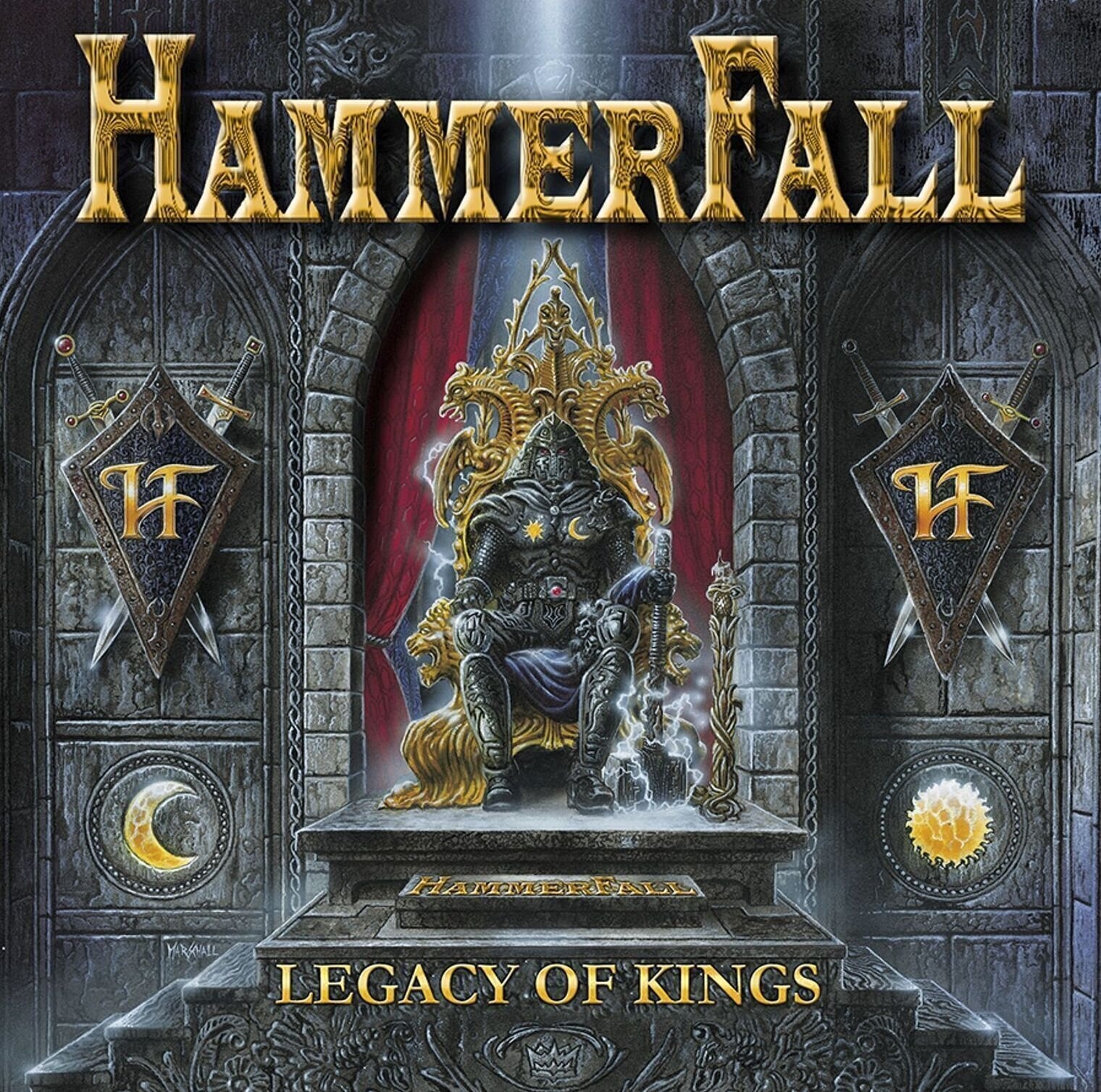 Hammerfall - Legacy Of Kings (Remastered) (Anniversary Edition) (Gatefold Sleeve) (Orange Coloured) (LP) (4065629732479)