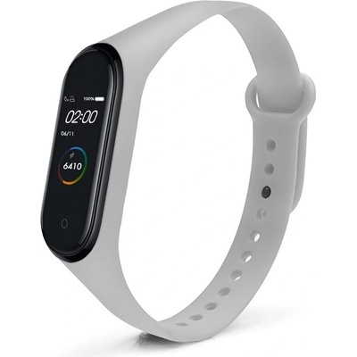 Xiaomi Jednobarevný náhradní náramek pro Mi Band 3/4 Šedá MIBANDCZX00024