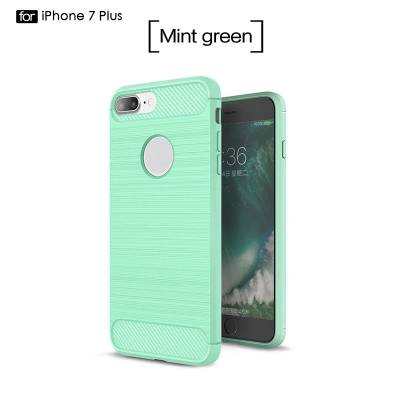Pouzdro Forcell Carbon na iPhone 8 Plus / 7 Plus - Mint